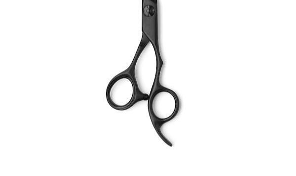 2019 Matsui Matte Black Aichei Mountain Offset Scissor (1407499173949)