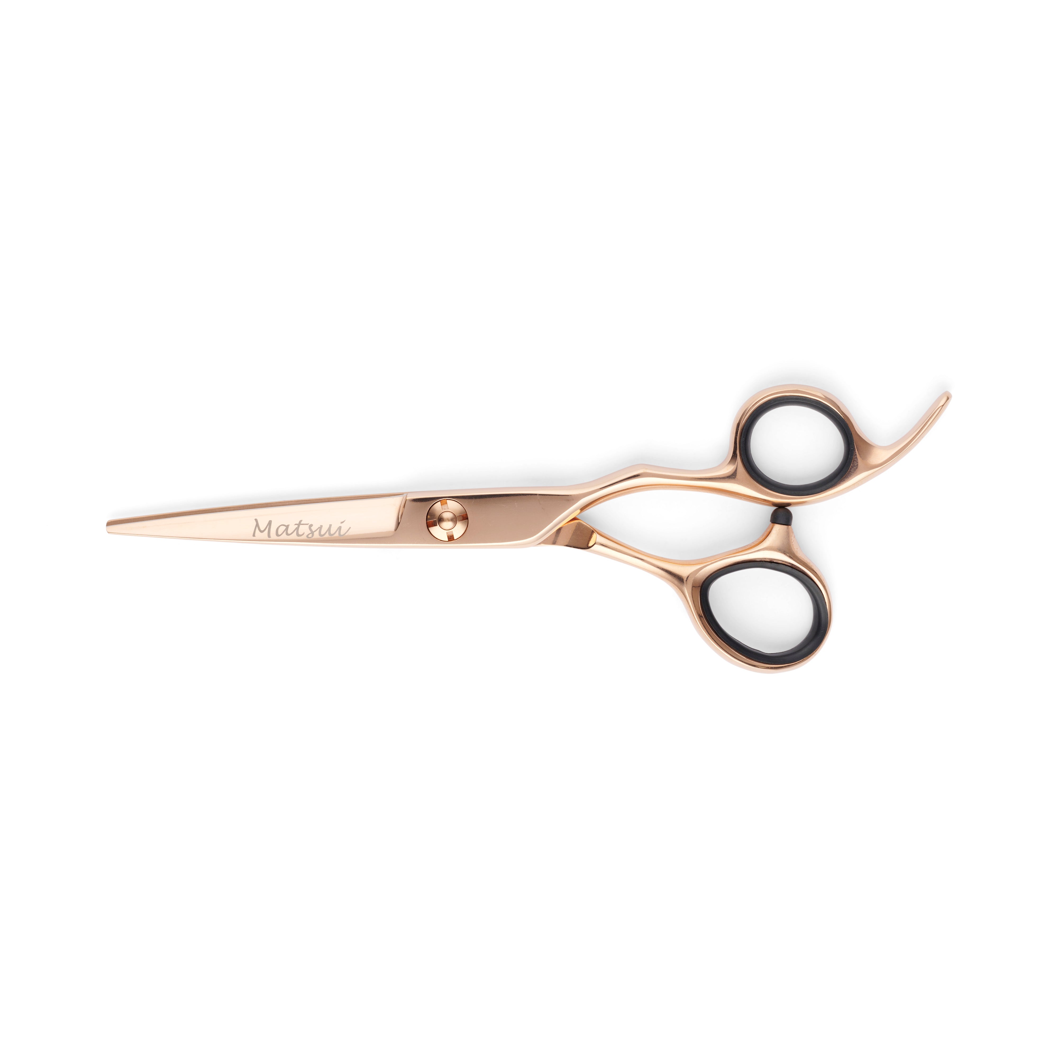 Matsui Lightweight Classic Offset Rose Gold Cutting Scissor (6950368084051)
