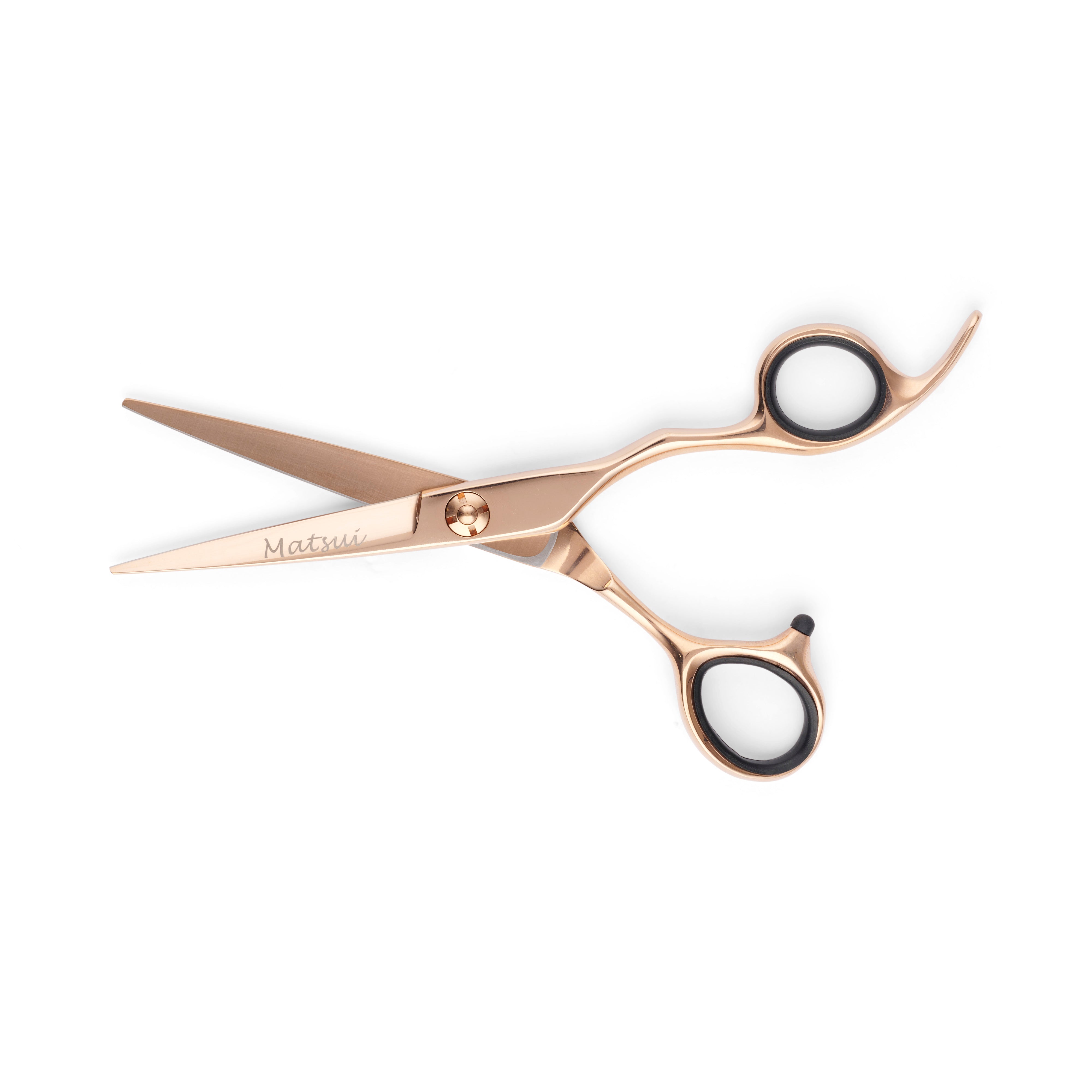 Matsui Lightweight Classic Offset Rose Gold Cutting Scissor (6950368084051)